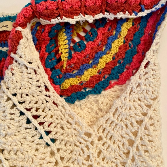 Forever 21 Gorgeous Boho Crochet Top Size M. Perfect condition. Y2K - Whimsycore - Picture 10 of 11